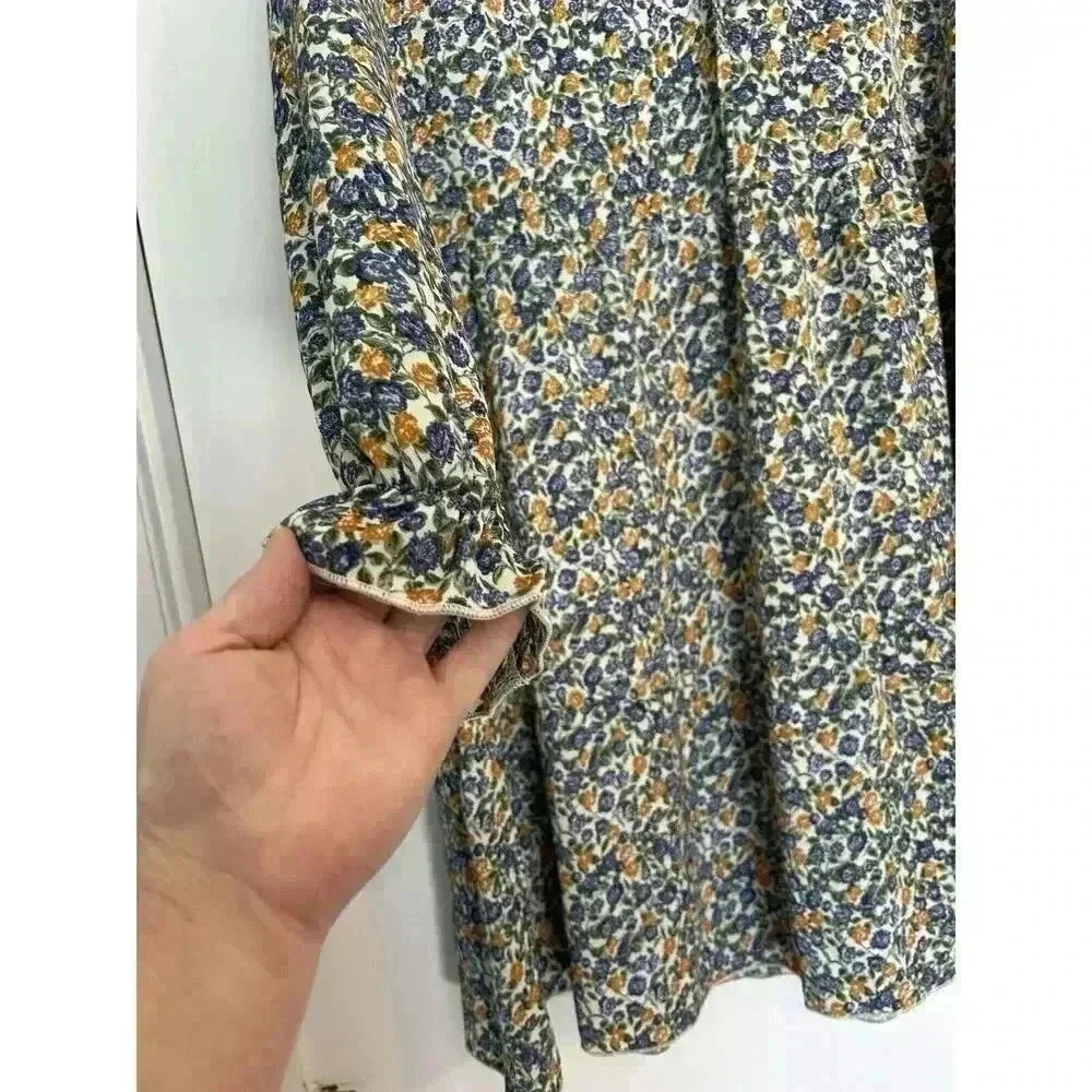 Kirundo Large Prairie Dress With Long Sleeves Floral Pattern L NWT - Picture 3 of 14